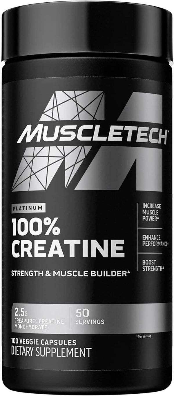 MuscleTech Platinum 100% Creatine Monohydrate Capsules