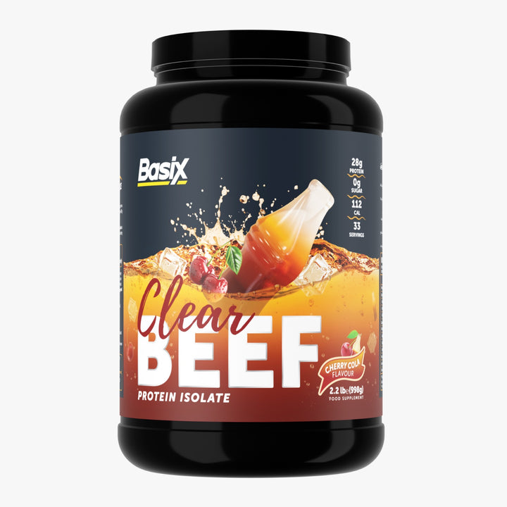 Basix Clear Beef Protein Isolate cola Flavor - بيسيكس بيف ايزوليت نكهة الكولا 