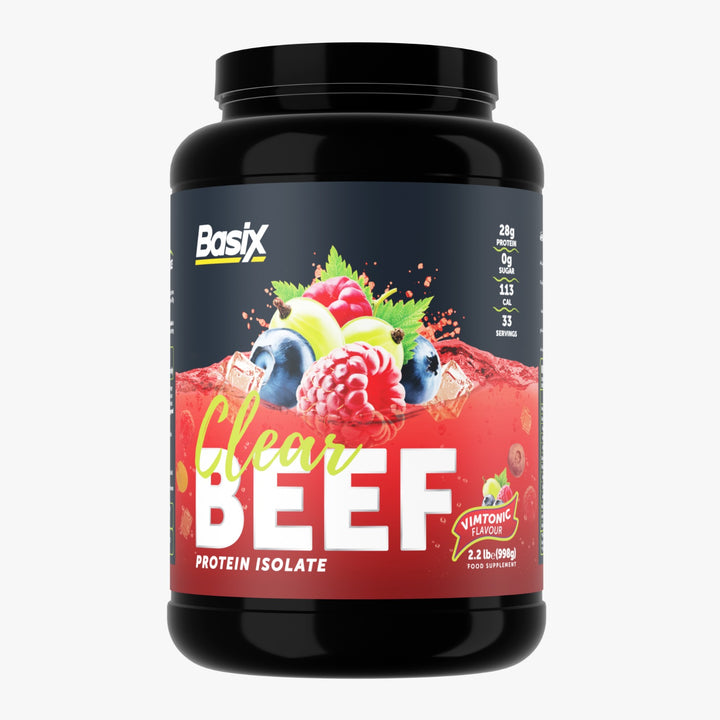 Basix Clear Beef Protein Isolate vimtonic Flavor - بيسيكس بيف ايزوليت نكهة الفيمتو